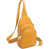 INICAT Crossbody Sling Bags Fanny Packs Vegan Leather Purses Small Cross body Bag for Women Teen Girl Gifts Travel