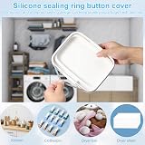 RHAIQBVC Laundry Pods Container 2.8L Large Double-Seal Lid with Measuring Cup view 4