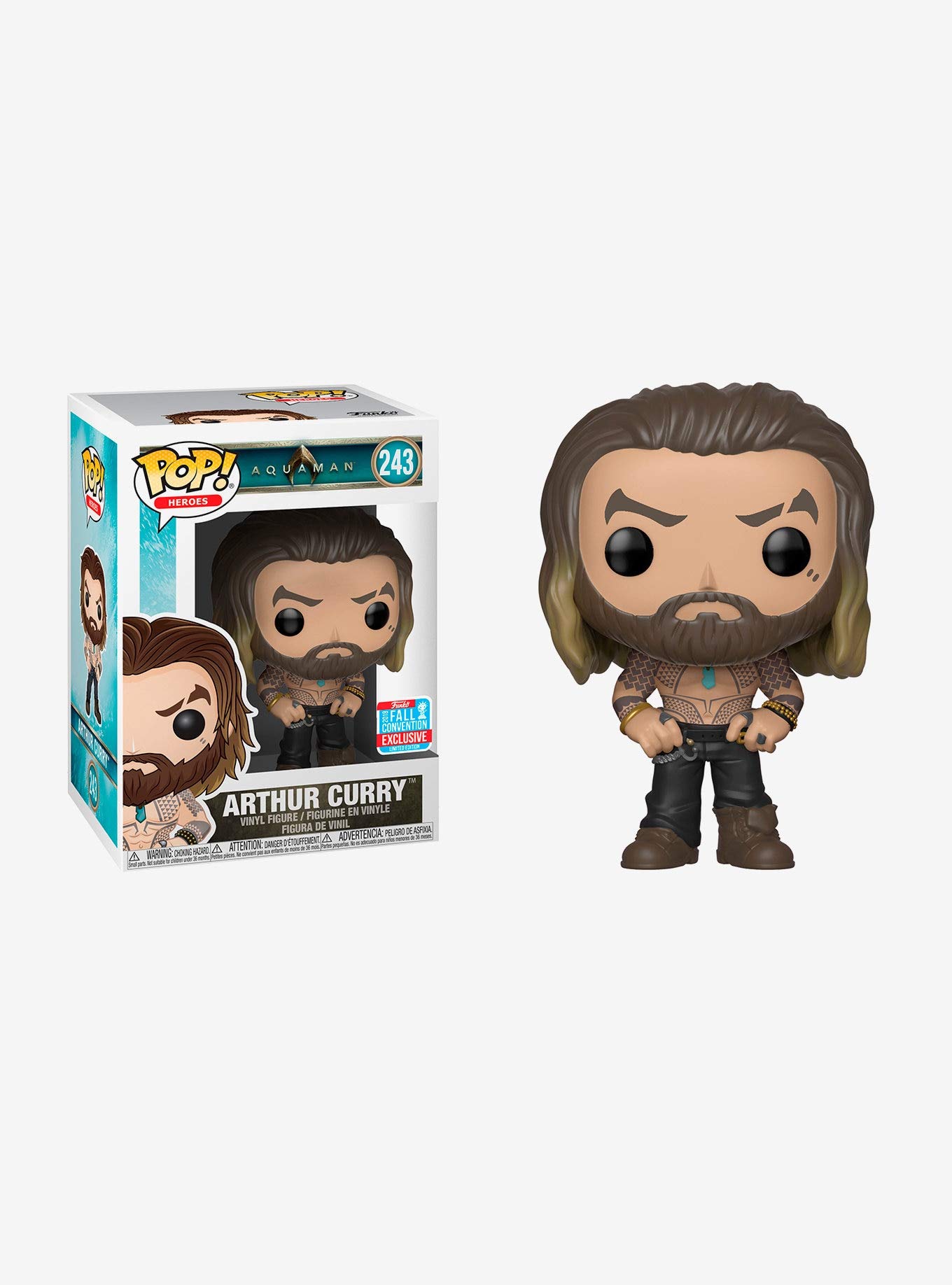 Aquaman NYCC 2018 - Arthur Curry Vinyl Figure 243 Funko Pop! Standard