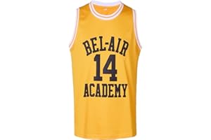 CAIYOO #14 The Fresh Prince of Bel Air Academy Youth Basketball Jersey for Boys Fit Age 5-18 Kids