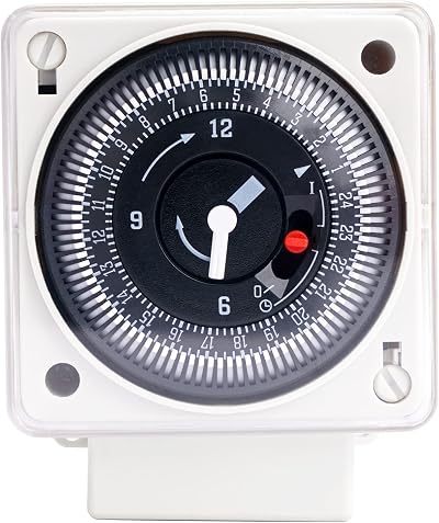 Transplant Mechanical Timer Switch 220-240V 16A 24 Hour Analog Daily Universal