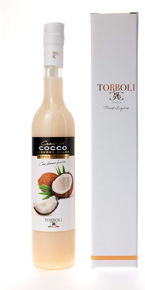 Crema Di Liquore Al Cocco 0 5 Lt 17 Vol Torboli Finest Liquors Amazon It Alimentari E Cura Della Casa