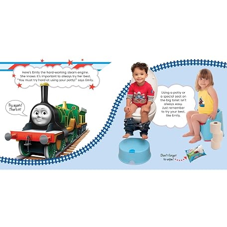 My Thomas Potty Book (Thomas & Friends) – Fun Board Book For Toddlers, Good Condition