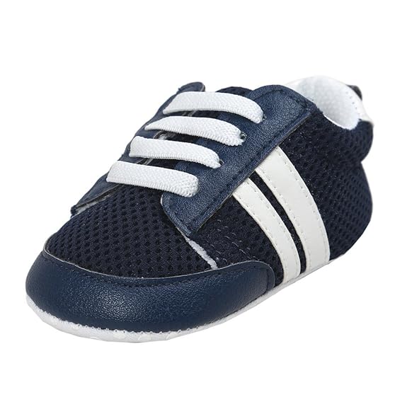 ?HWTOP Turnschuhe Babyschuhe Sneaker Weiche Unterseite Anti Rutsch Tuch Sportschuh für Säuglingskleinkind Jungen