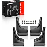 A-Premium Mud Flaps, No Drilling Required Splash Guards with Accessories | Compatible with Chevrolet Avalanche, Silverado, Suburban, Tahoe &amp; GMC Sierra, Yukon, Set of 4 Front and Rear