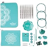 KnitPro The Mindful Collection Hope Interchangeable Needles Set 5" (13cm) | 7 US Sizes (2.5-8) with Accessories