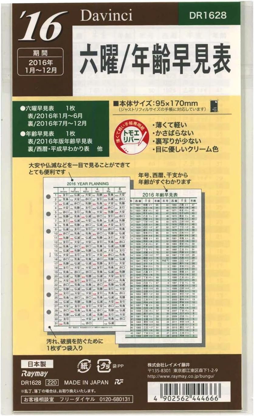 表 年齢 早見