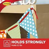 Command Mini Decorating Hooks Transparent Multi Pack 6 Hooks 8 Strips view 3