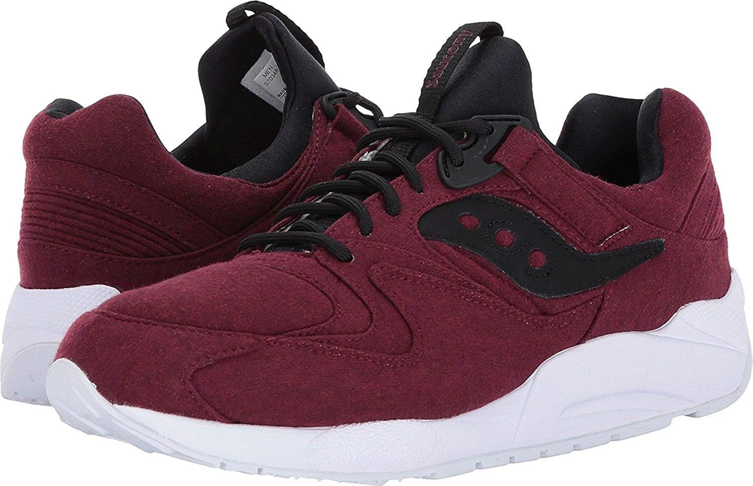 saucony grid 9000 maroon