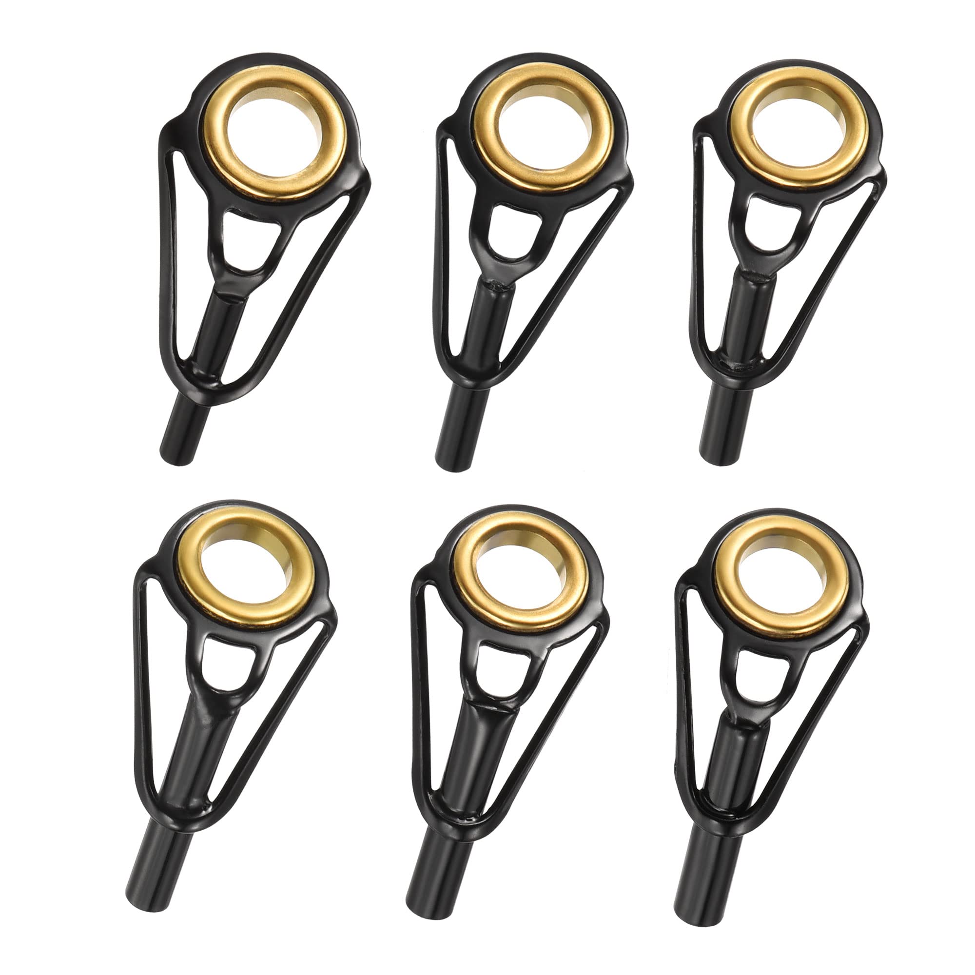 PATIKIL 1.8-2.8mm Tube Dia Fishing Rod Tips Repair Kit, 30 Pack Stainless Steel Ring Guide for Saltwater Freshwater Fishing