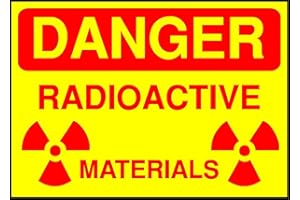 VISION SIGNS Radioactive Materials Danger OSHA/ANSI Vinyl Sticker Decal 8"