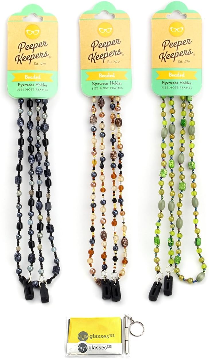 Eyeglass Retainer, Sunglass Chain by Peeper Keepers Glass