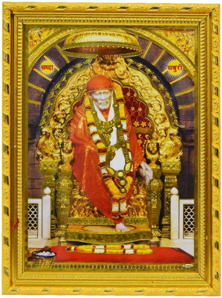 Puja N Pujari Synthetic Photo Frames (8 x 11 inch, Multicolour)