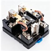 TWTADE/JQX-62F-2Z Coil Voltage DC 12V 80A DPDT Electronmagnetic Relay,High Power Relay DC 12V