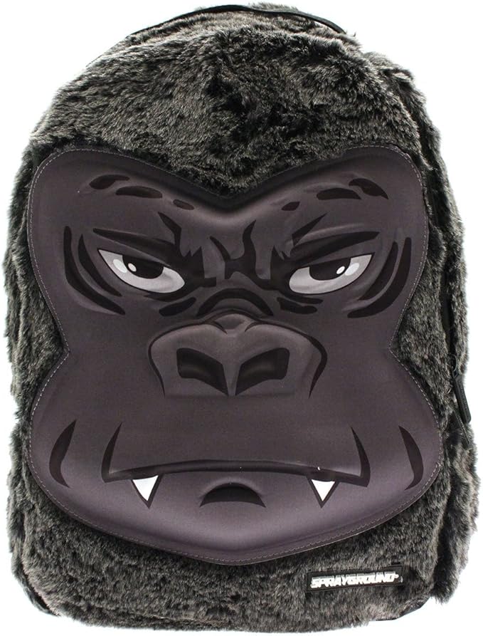 Sprayground Gorilla Fur Mens Backpack Black B148 Amazon.co.uk Clothing