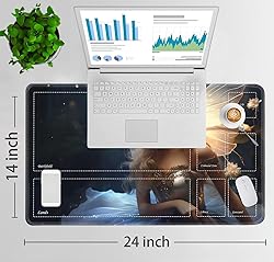 JVGFYNKL for TCG Playmat, Playmat with Zones, 24x14