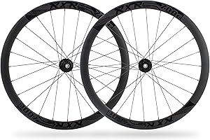 RNINGO Road Bike Wheelset 700c Disc Brake Aluminum Alloy 40mm Depth Rims Suitable for 8/9/10/11 Speed with Quick Release/Thru Axle 24 Holes