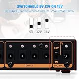 JOYO JP-05 Built-in 4400mAh Rechargeable Battery Pedal Power Supply 8 Outputs view 6