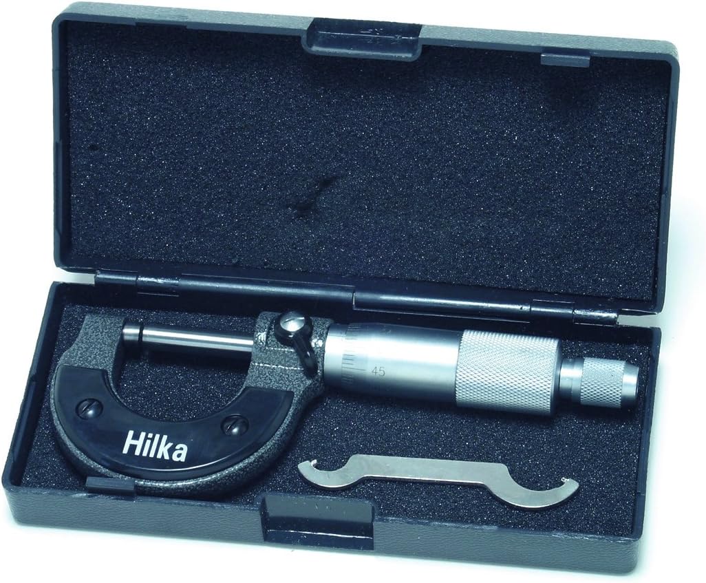 Hilka 76991900 Pro Craft Micrometer, Multicolor, Silver, Standard