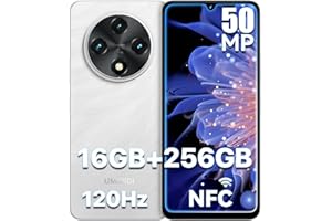 Unlocked Cell Phones Canada, UMIDIGI G100 Smartphone, 16 (8+8)+256GB, Android 14, 6.9" 120Hz Display, 6000mAh Battery, NFC, 4