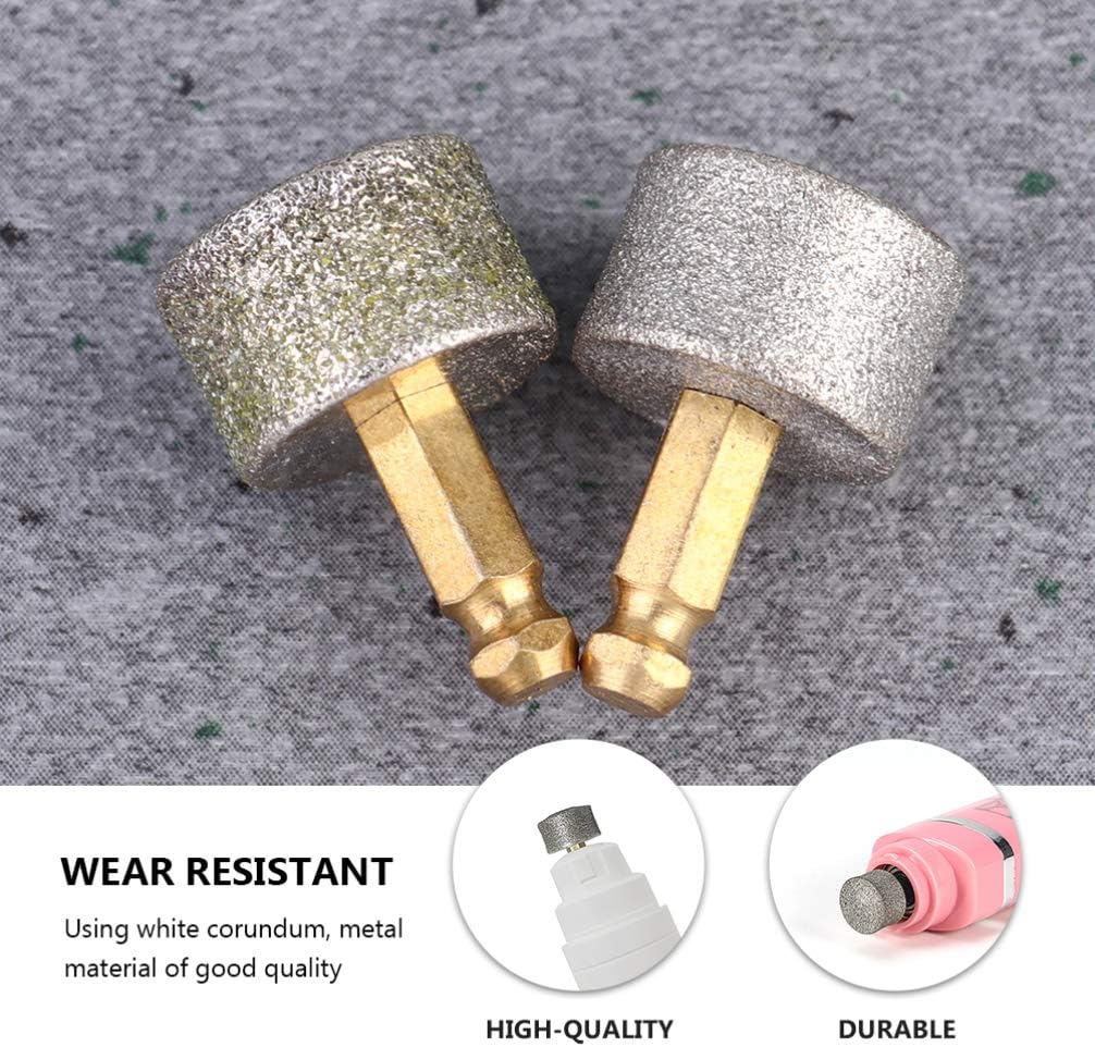 VILLCASE 10pcs Dog Nail Grinder Replacement Heads, Pet Nail Grinders Wheel Diamond Tip - Image 4