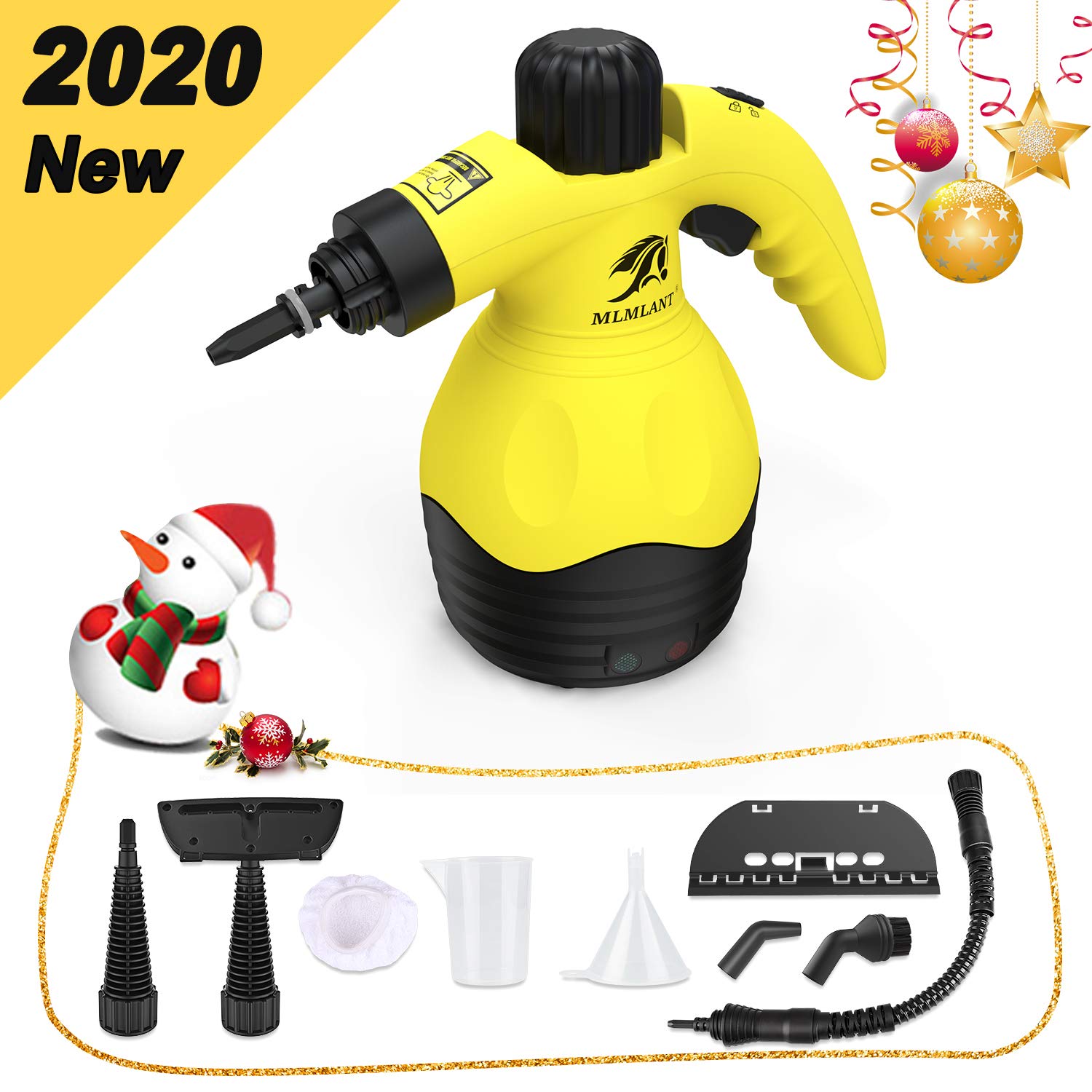 Buy MLMLANT MultiPurpose Handheld Pressurized Steam Cleaner with 9