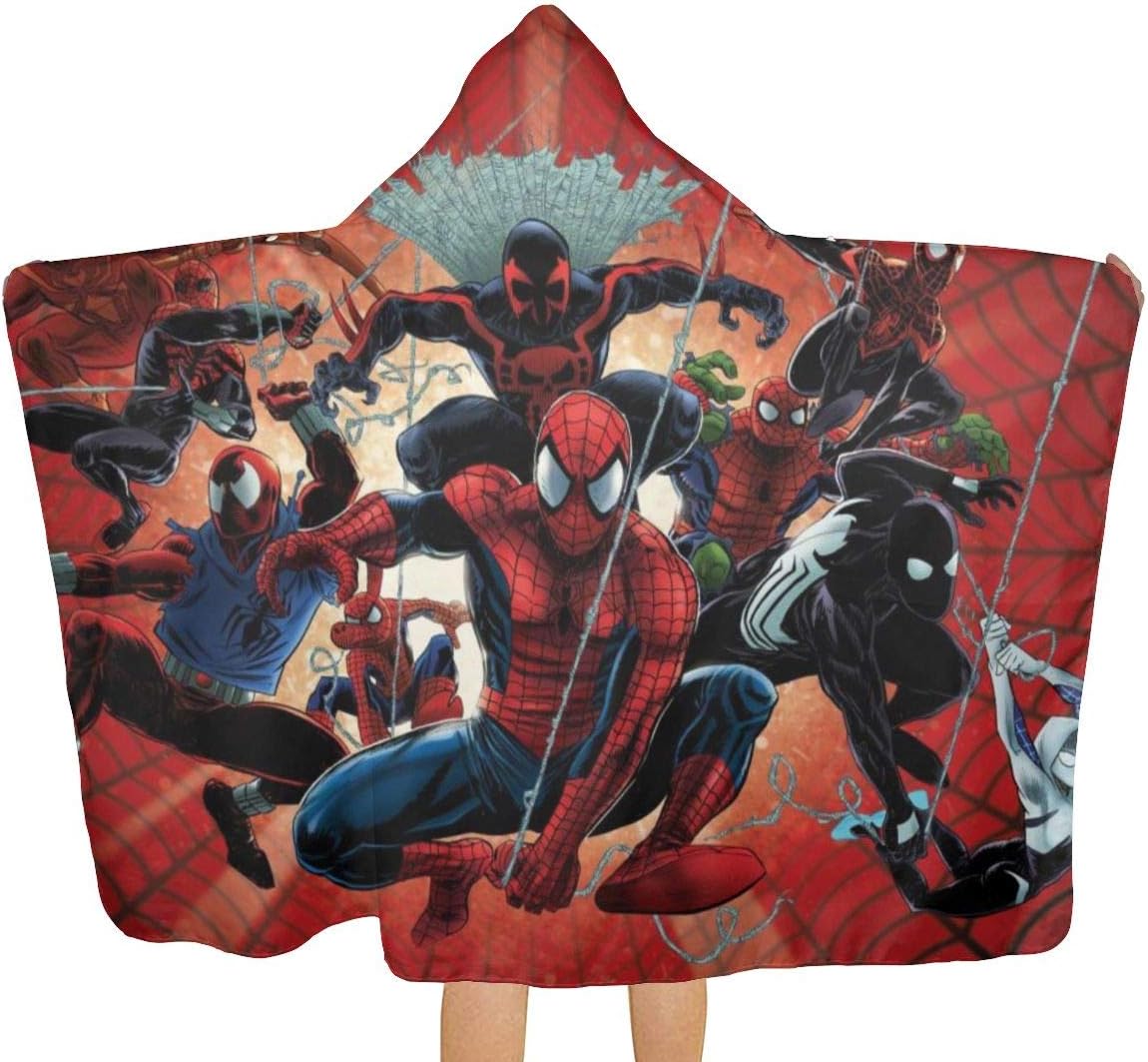 spider man hooded towel