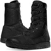 Danner Tachyon 8" Tactical Boots for Men - Waterproof Boots with Quick-Dry Upper - Non-Slip Traction - Abrasion Resistant Rubber Outsole - Open Cell PU Footbed - EVA Cushionining Midsole