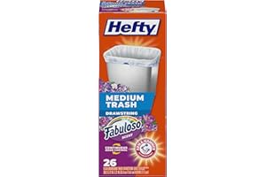Hefty Medium Trash Bags, Fabuloso Scent, 8 Gallon, 26 Count