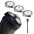 SH30 Replacement Heads Compatible with Philips Norelco Series 3000, 2000, 1000 Shavers,Fits Models: S1150, S1015, S1100, S1560, 3 Pieces Pack