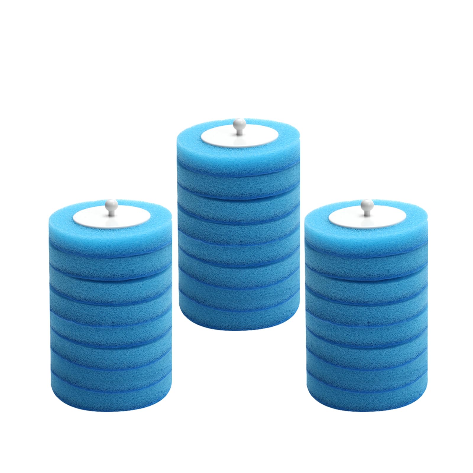 Ajex Toilet Brush with Replacable Brush Heads (24pcs Refills)