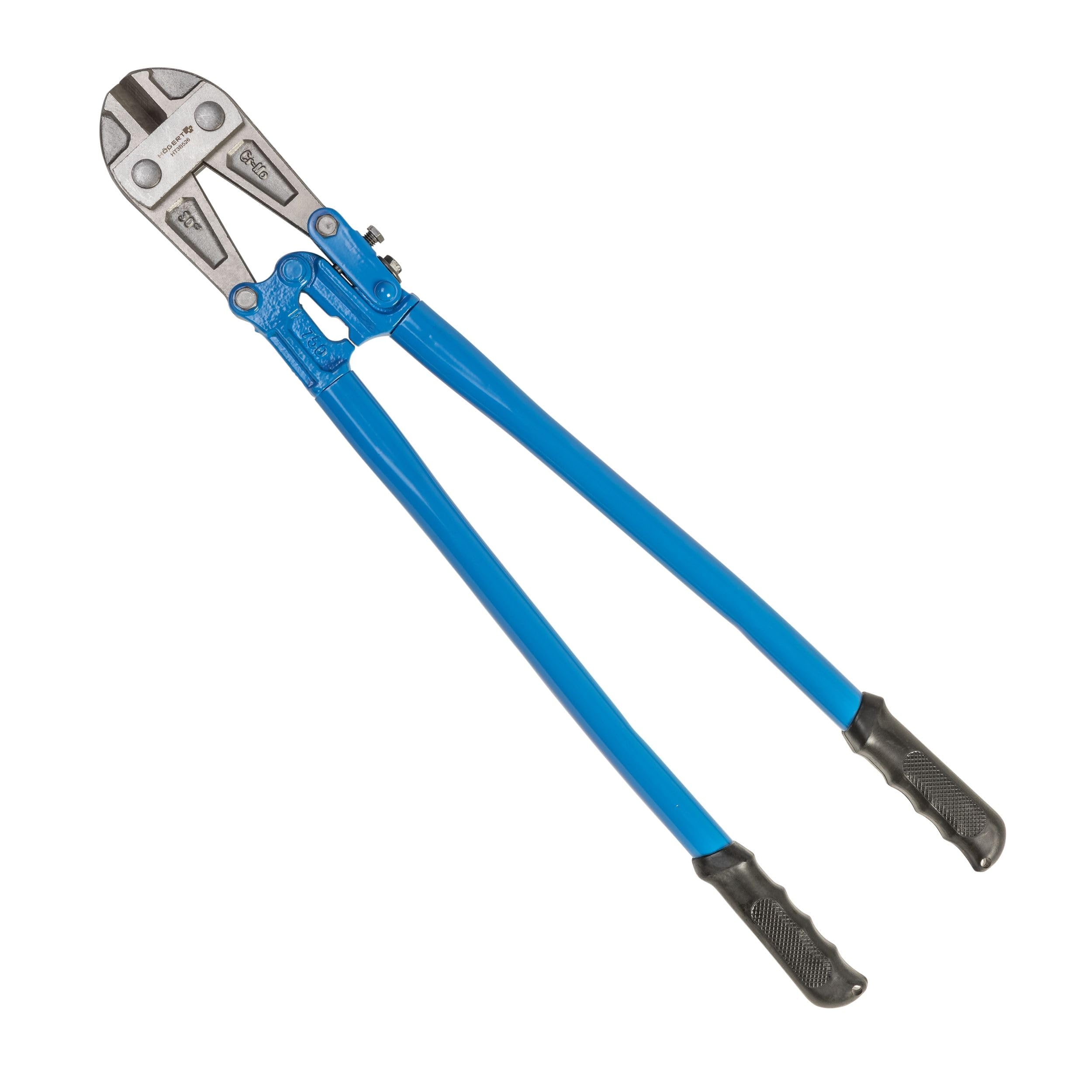 HÖGERT TECHNIK - Bolt Cutter Rod Shears 750 mm - Professional Compact Bolt Scissors - Extra Hardened Cutting Edges - High Quality Chrome Molybdenum Steel