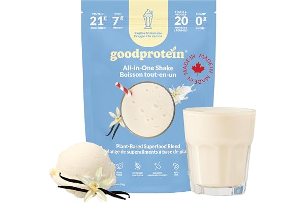 Good Protein Vegan Plant-based Protein Powder 100% Natural, Non-GMO, Dairy-free, Gluten-free, Soy-free, No Added Sugar and No