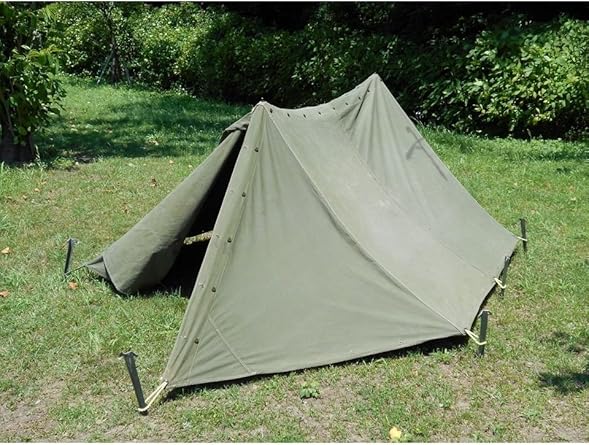 Amazon Co Jp アメリカ軍 シェルターハーフテント 40 50 S 純正ポール ペグ付き ホビー