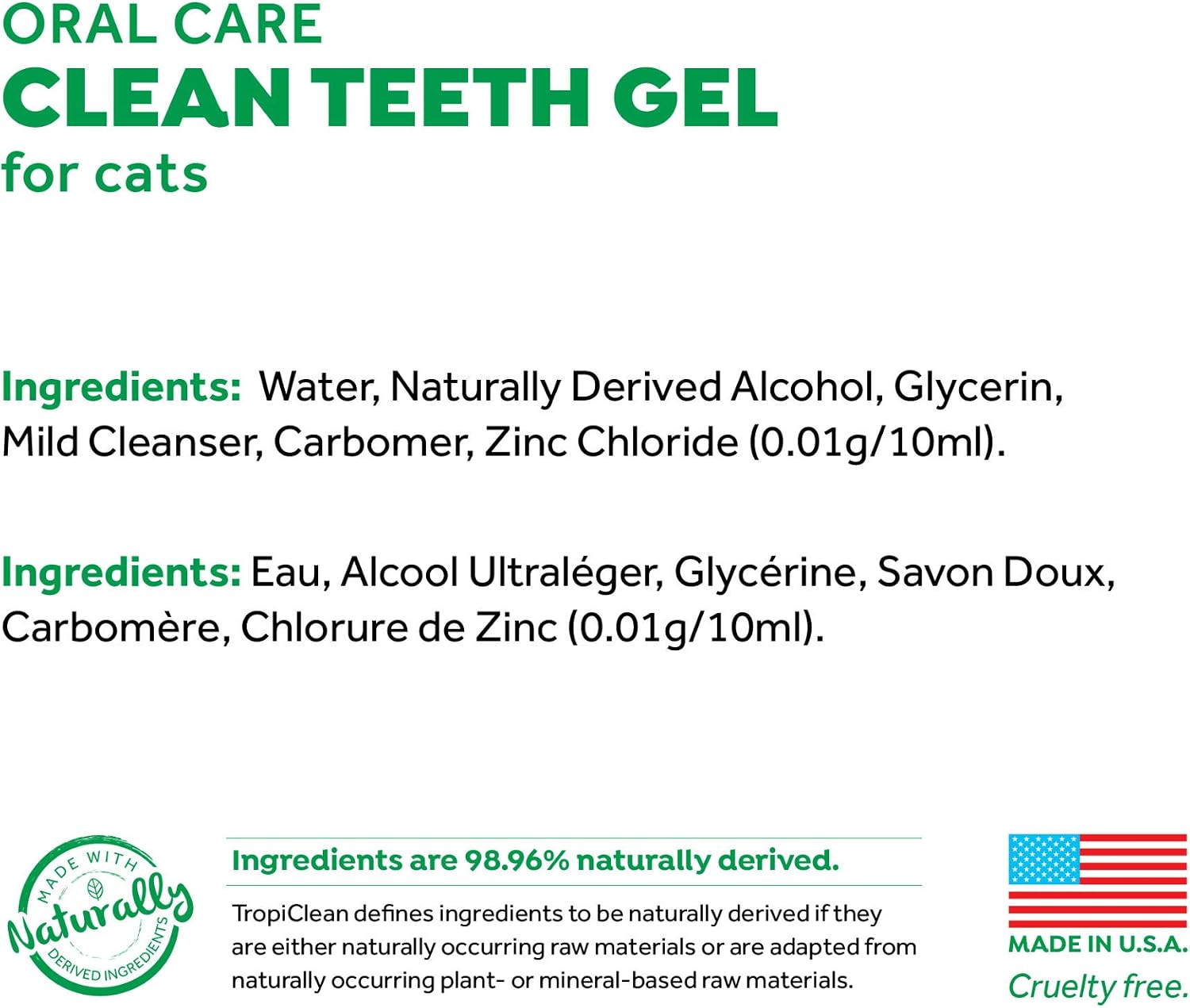 TropiClean Fresh Breath Cat Toothpaste for Teeth Cleaning Breath Freshener, Easy to Use Plaque & Tartar Remover Gel - Image 4