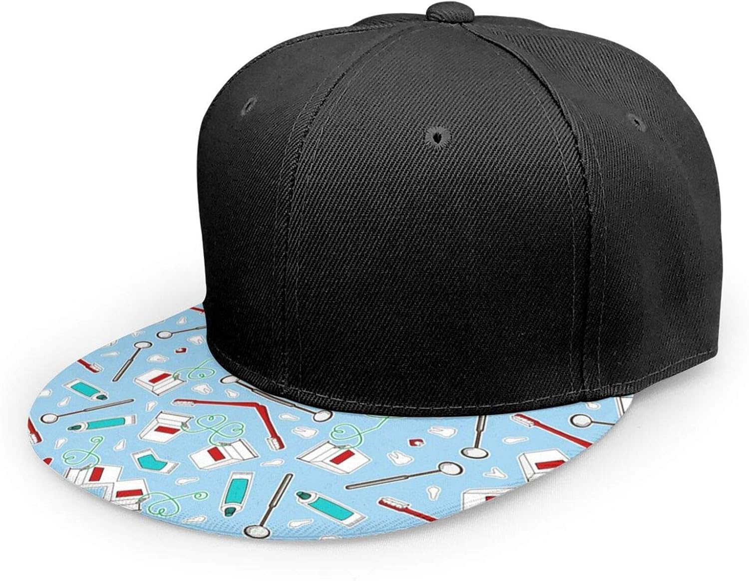 Cute Dentist Dental Hygienist Adjustable Baseball Cap Brim Hat Men's