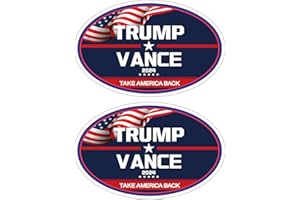 FIRJOY Trump Vance 2024 Magnet 2 Pack for Car, Truck, Refrigerator, Bumper, Cruise Door, Garrage Door 6" x 4" (2 Pack)