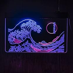 MiMaik The Great Wave Off Kanagawa LED Neon