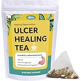 Auranic Ulcer Healing Tea 20 Pcs, Natural Stomach Remedy Solution Healthy Digestion, Warm Stomach Ease and Support Digestive, Regulate Gastritis, Stomachache, Various Discomfort Nourishing Herbal Tea