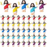 Barydat 50 Pcs Little Jesus Figures Bulk Mini Jesus Figurine Toys to Hide and Seek Religious Party Favors Tiny Christ Savior Doll for Easter Egg Stuffers Sunday School Baptism Gifts