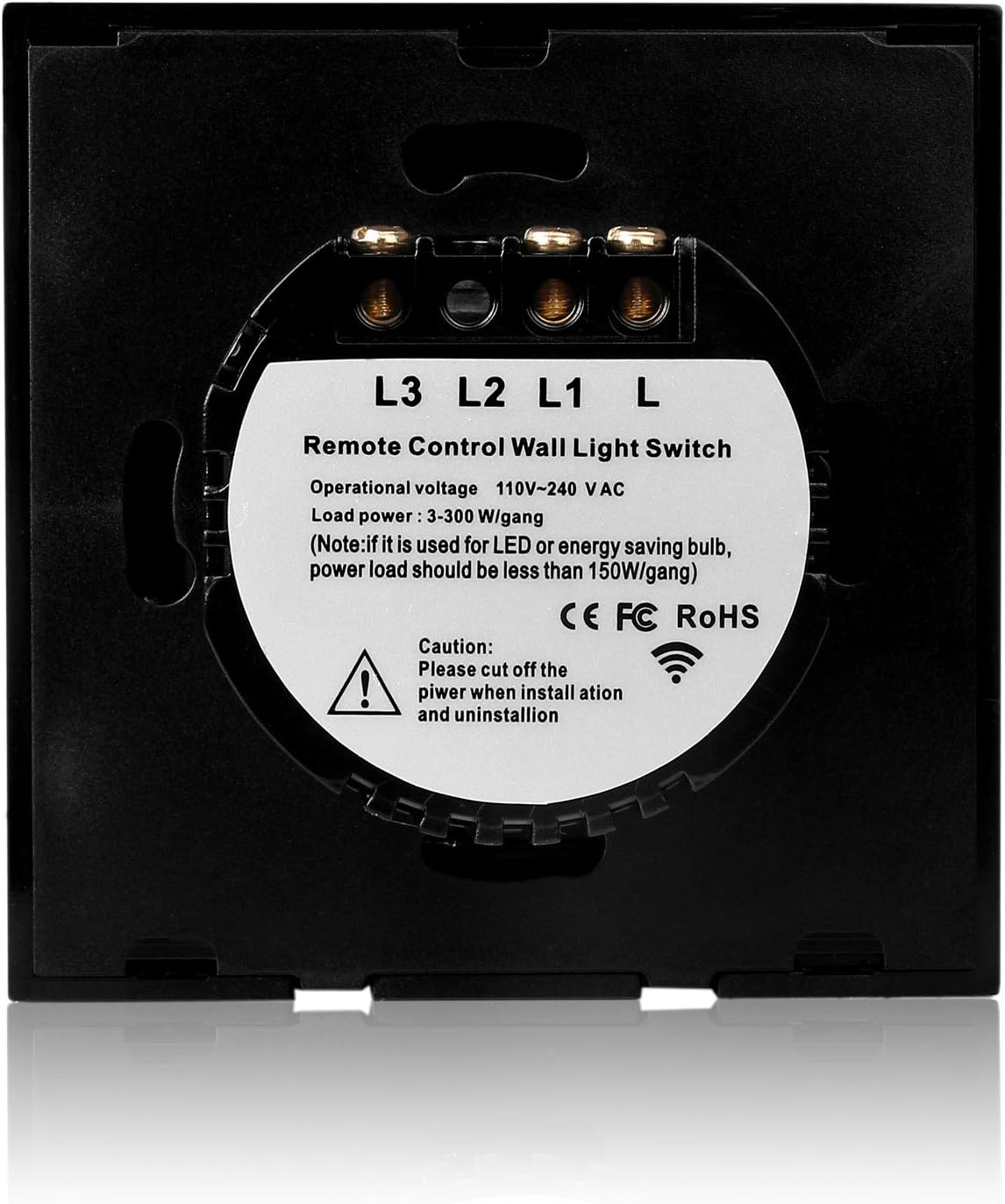 Interruptor Tactil Panel De Pared Luz Led Interruptor Inteligente