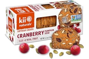Kii Naturals Cranberry Pumpkin Seed Crisp, 150 g
