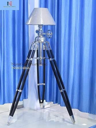 Surveyor S Industrial Royal Lamp Vinatge Marine Tripod Floor Lamp