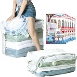 TAILI Extra Large Vacuum Storage Bags Cube 6 Jumbo Reusable Clothes Bedding view 1