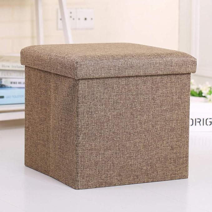 WNMO Taburete Multifuncional Plegable De Almacenamiento De Algodón Y