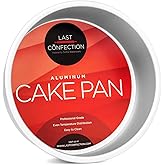 LAST CONFECTION 7" x 3" Aluminum Round Cake Pan - Professional Bakeware
