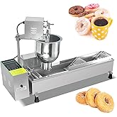 Kolice Commercial Donuts Making Machine,Frying Donuts Maker,Mini Donut Maker,Included Timer Control, Auto Counting,Flipping, Dropping