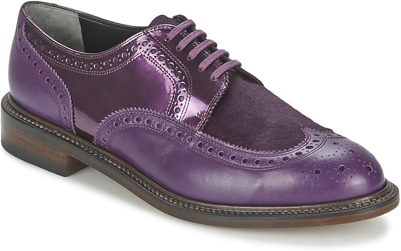 purple brogues womens