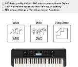 Yamaha PSR-E383 Portable Keyboard 61-Keys 650 Voices 48-Note Polyphony view 5