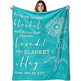 Get Well Gifts for Women - Get Well Soon Healing Blanket - Inspirational Gifts for Sick Women - Feel Better After Surgery & Encouragement Gift for Her Sister Friend Coworker - Chemo Blanket 50"x60"